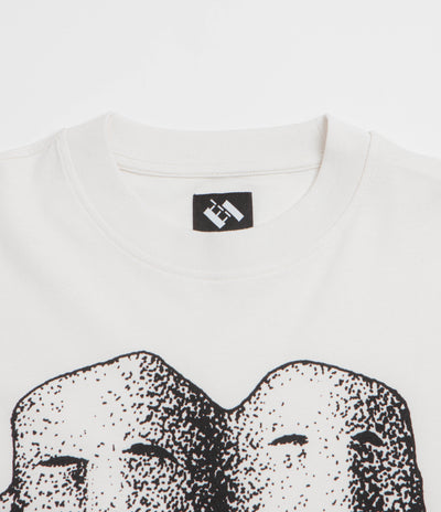 The Trilogy Tapes Double Headed Long Sleeve T-Shirt in White