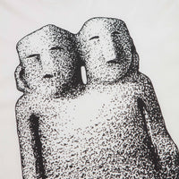 The Trilogy Tapes Double Headed Long Sleeve T-Shirt in White thumbnail