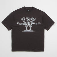 The Trilogy Tapes Dragons T-Shirt in Black thumbnail