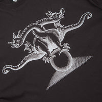 The Trilogy Tapes Dragons T-Shirt in Black thumbnail