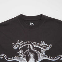 The Trilogy Tapes Dragons T-Shirt in Black thumbnail