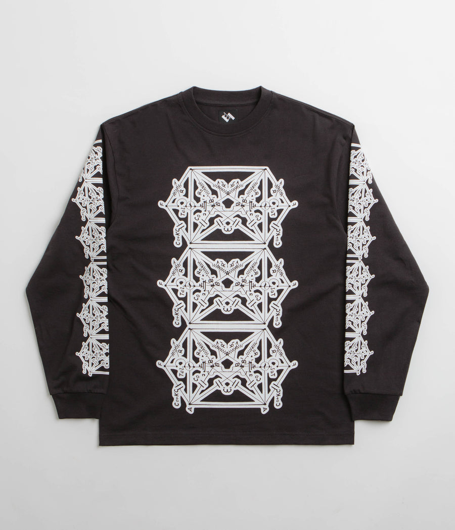 The Trilogy Tapes Envelope Goat Long Sleeve T-Shirt in Black