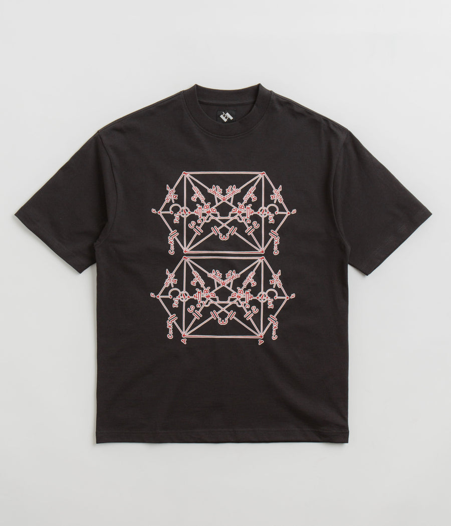 The Trilogy Tapes Envelope Goat T-Shirt in Black