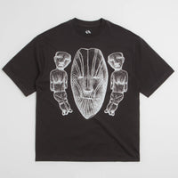 The Trilogy Tapes Face Figures Hands T-Shirt in Black thumbnail