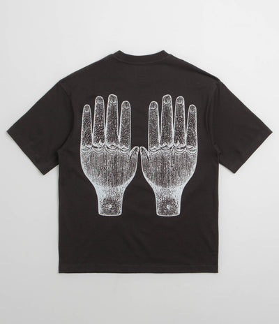 The Trilogy Tapes Face Figures Hands T-Shirt in Black