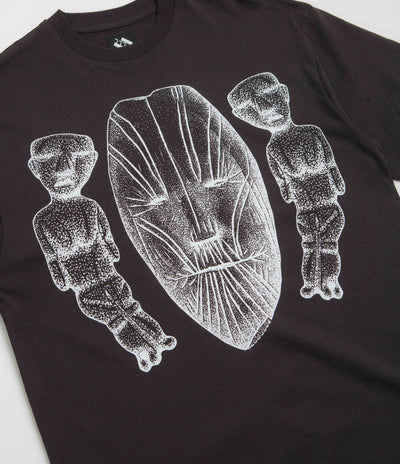 The Trilogy Tapes Face Figures Hands T-Shirt in Black