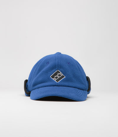 The Trilogy Tapes Fleece Diamond Cap in Blue