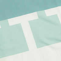 The Trilogy Tapes Glow in the Dark Block T-Shirt in Aqua thumbnail