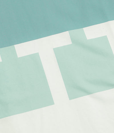 The Trilogy Tapes Glow in the Dark Block T-Shirt in Aqua
