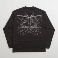 The Trilogy Tapes Graph Long Sleeve T-Shirt - Black thumbnail
