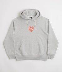 The Trilogy Tapes Heart Hoodie in Heather Grey