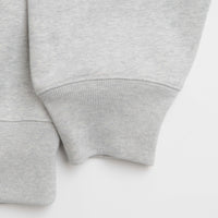 The Trilogy Tapes Heart Hoodie in Heather Grey thumbnail