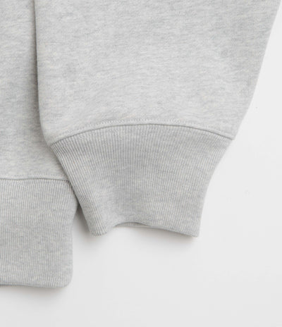 The Trilogy Tapes Heart Hoodie in Heather Grey