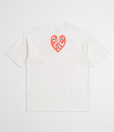 The Trilogy Tapes Heart T-Shirt in White