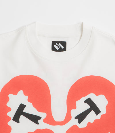 The Trilogy Tapes Heart T-Shirt in White