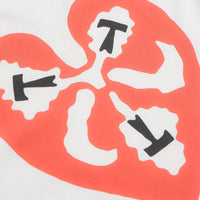 The Trilogy Tapes Heart T-Shirt in White thumbnail
