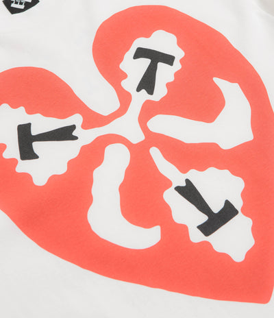 The Trilogy Tapes Heart T-Shirt in White