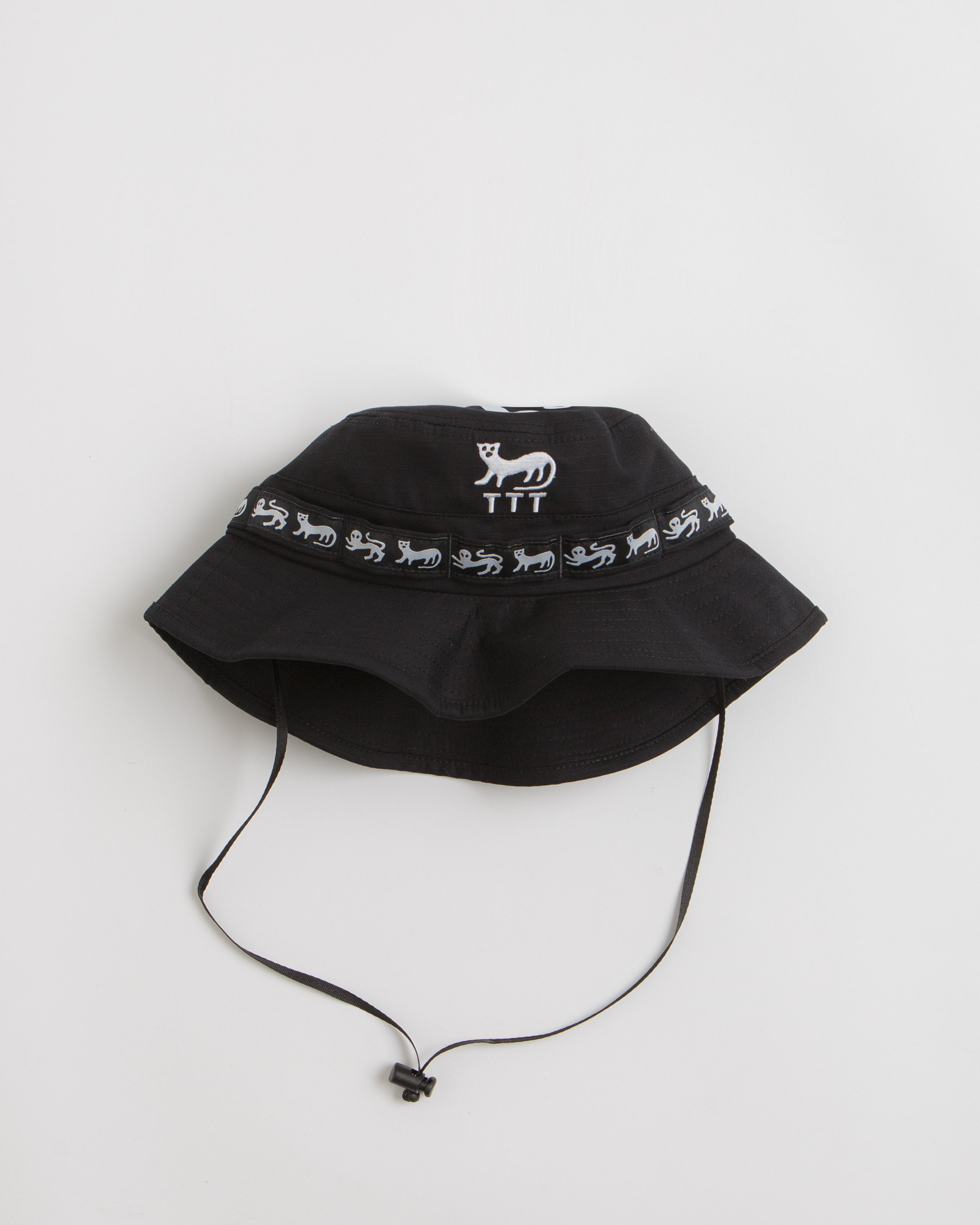 The Trilogy Tapes Lion Boonie Hat in Black