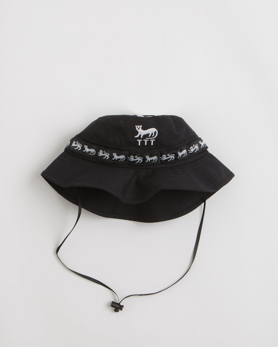 The Trilogy Tapes Lion Boonie Hat in Black