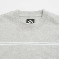 The Trilogy Tapes Logo Outline T-Shirt in Grey Marl thumbnail