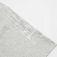 The Trilogy Tapes Logo Outline T-Shirt in Grey Marl thumbnail
