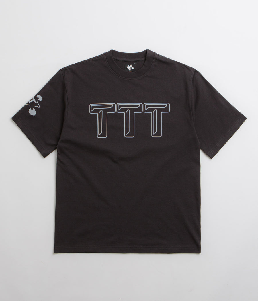 The Trilogy Tapes Logo T-Shirt in Black