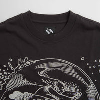 The Trilogy Tapes Man In Bubble With Pain T-Shirt in Black thumbnail