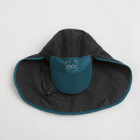 The Trilogy Tapes Neck Cape Trail Cap in Blue and Black thumbnail