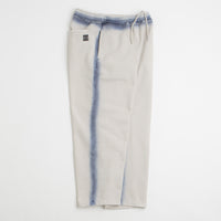 The Trilogy Tapes Overdye Open Hem Sweatpants in Grey and Blue thumbnail