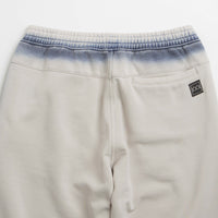 The Trilogy Tapes Overdye Open Hem Sweatpants in Grey and Blue thumbnail