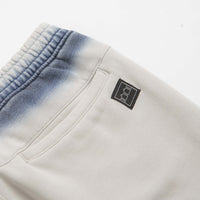 The Trilogy Tapes Overdye Open Hem Sweatpants in Grey and Blue thumbnail