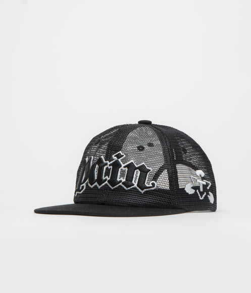 The Trilogy Tapes Pain All-Over Mesh Trucker Cap - Black