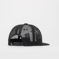 The Trilogy Tapes Pain All-Over Mesh Trucker Cap in Black thumbnail