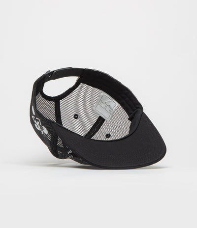The Trilogy Tapes Pain All-Over Mesh Trucker Cap in Black