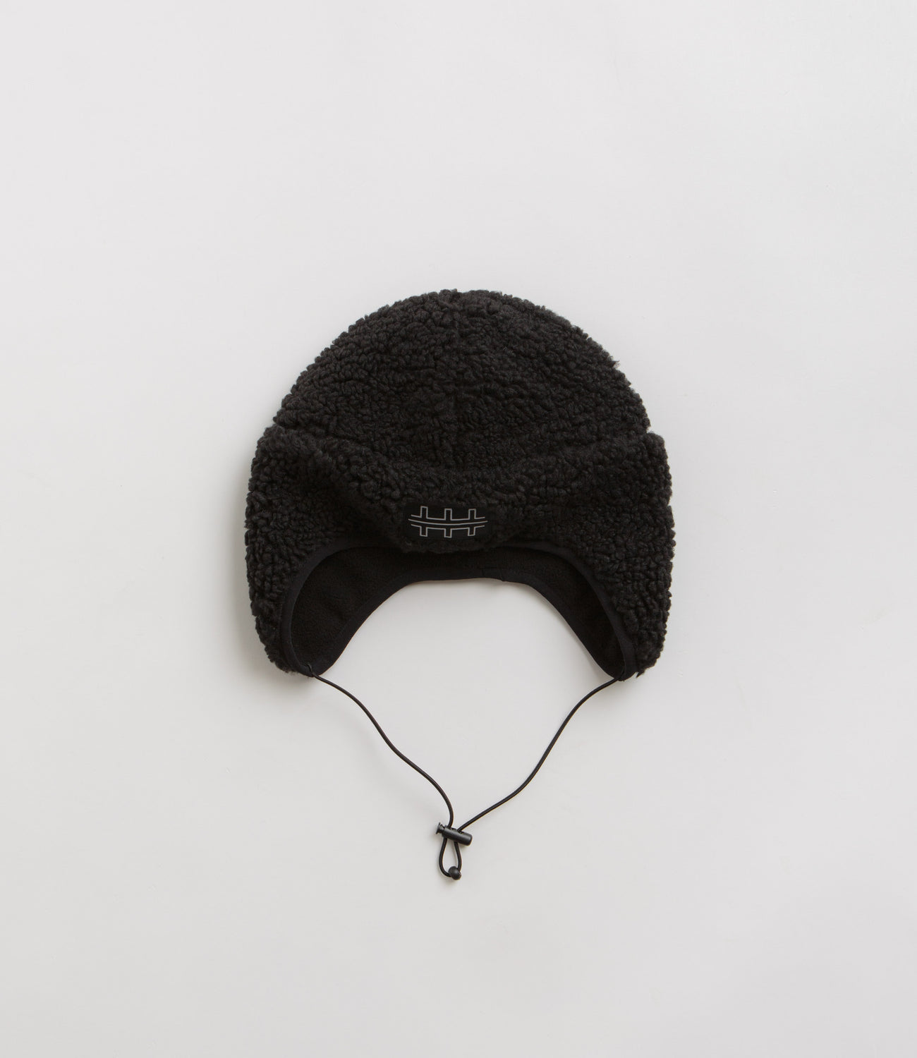 The Trilogy Tapes Pile Fleece Mountain Beanie - Charcoal | Flatspot