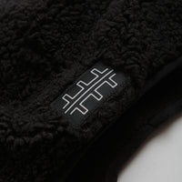The Trilogy Tapes Pile Fleece Mountain Beanie in Charcoal thumbnail