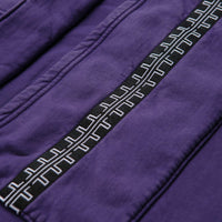 The Trilogy Tapes Pulse Tape Funnel Neck Sweatshirt in Purple thumbnail