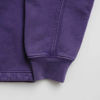 The Trilogy Tapes Pulse Tape Funnel Neck Sweatshirt in Purple thumbnail