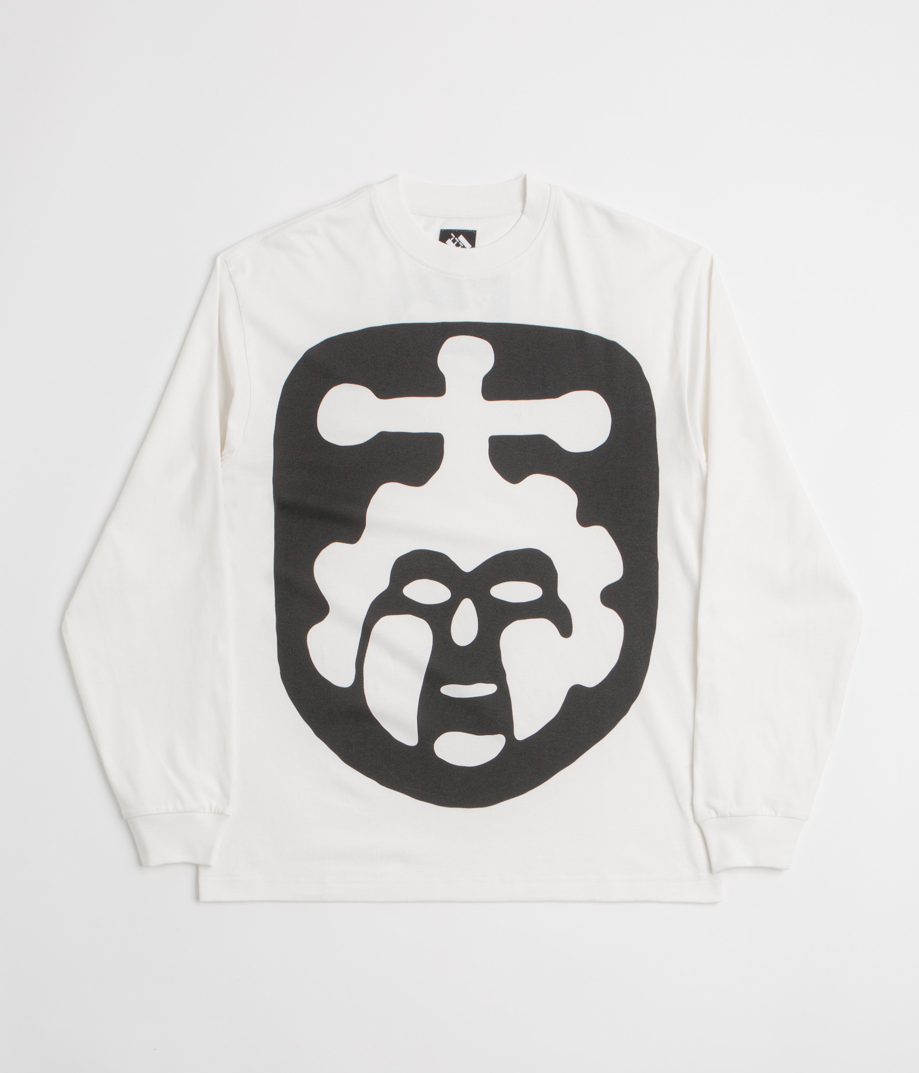 The Trilogy Tapes Screwhead Long Sleeve T-Shirt in White
