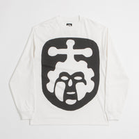 The Trilogy Tapes Screwhead Long Sleeve T-Shirt in White thumbnail