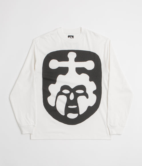 The Trilogy Tapes Screwhead Long Sleeve T-Shirt - White