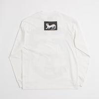 The Trilogy Tapes Screwhead Long Sleeve T-Shirt in White thumbnail