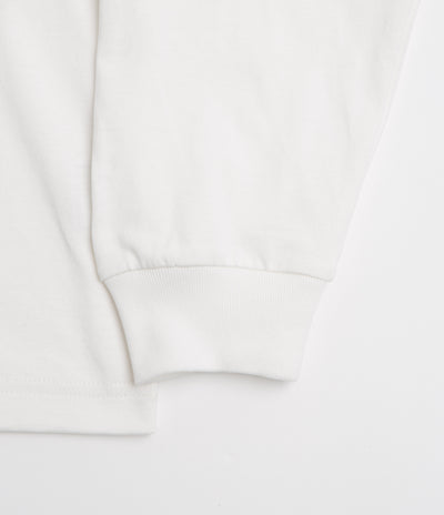The Trilogy Tapes Screwhead Long Sleeve T-Shirt in White