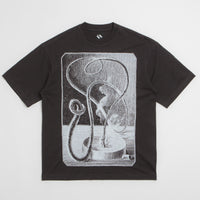 The Trilogy Tapes Serpent T-Shirt in Black thumbnail