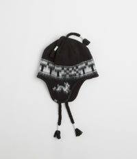 The Trilogy Tapes Snow Beanie in Black and White
