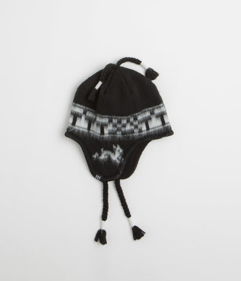 The Trilogy Tapes Snow Beanie - Black / White