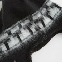 The Trilogy Tapes Snow Beanie in Black and White thumbnail