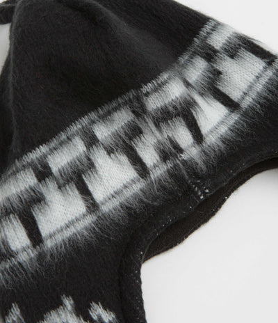 The Trilogy Tapes Snow Beanie in Black and White