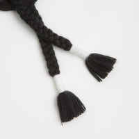 The Trilogy Tapes Snow Beanie in Black and White thumbnail