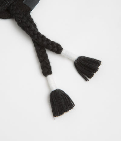 The Trilogy Tapes Snow Beanie in Black and White